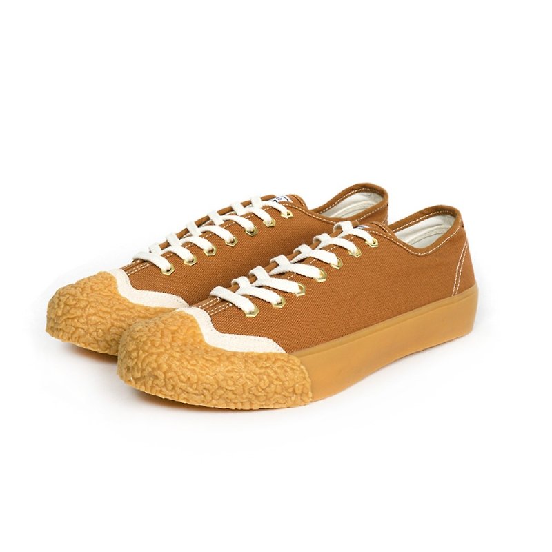 BAKE-SOLE SCONE / Convas Shoes_ Calamel - รองเท้าลำลองผู้หญิง - ผ้าฝ้าย/ผ้าลินิน สีนำ้ตาล