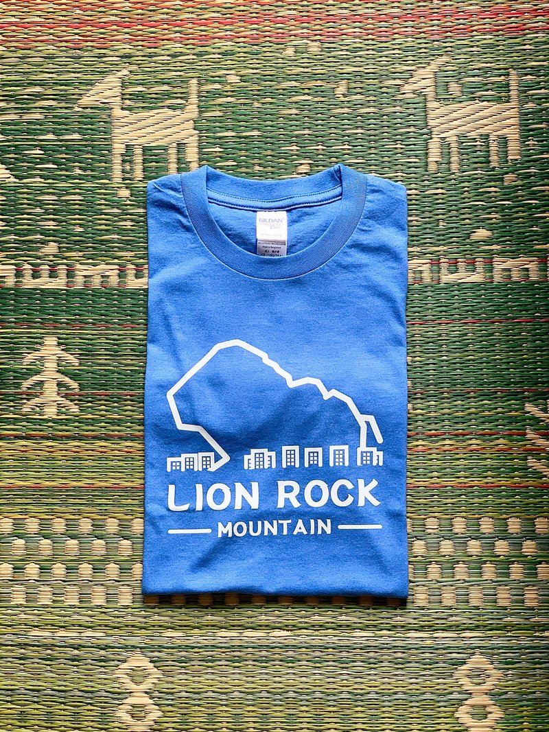 獅子山 男裝 TShirt - 男 T 恤 - 棉．麻 白色