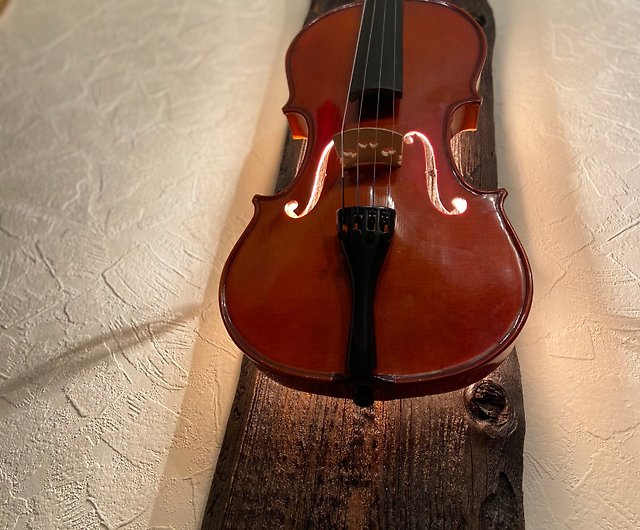 バイオリンランプ、壁取り付け用燭台、ミュージシャンへのギフト、素朴