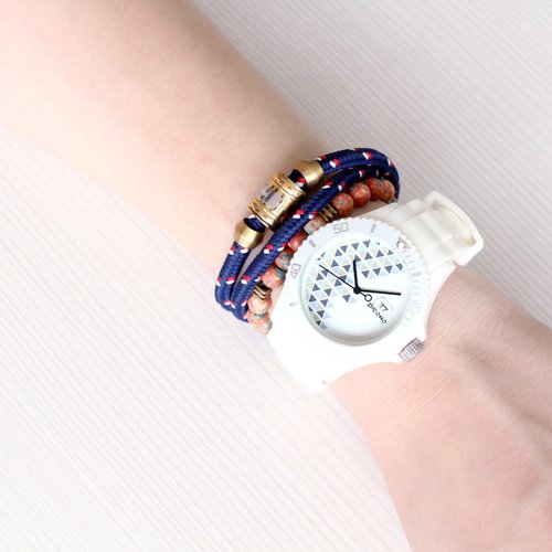 【PICONO】POP Circus Sport Watch - Happy Bird(White) / BA-PP-04