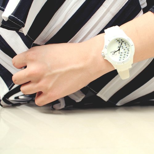 PICONO】POP Circus Sport Watch - Happy Bird(White) / BA-PP-04