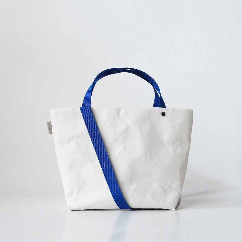 【N / no × E / zel.】 SOME WAY LIGHT TOTE BAG (S +) _ PP / BLUE - Handbags & Totes - Other Materials White