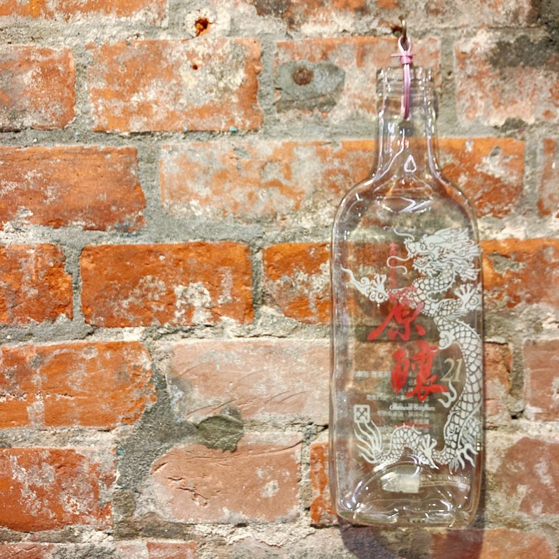 金門高粱酒原釀21 酒瓶掛件 吊飾 - 吊飾/掛飾 - 玻璃 