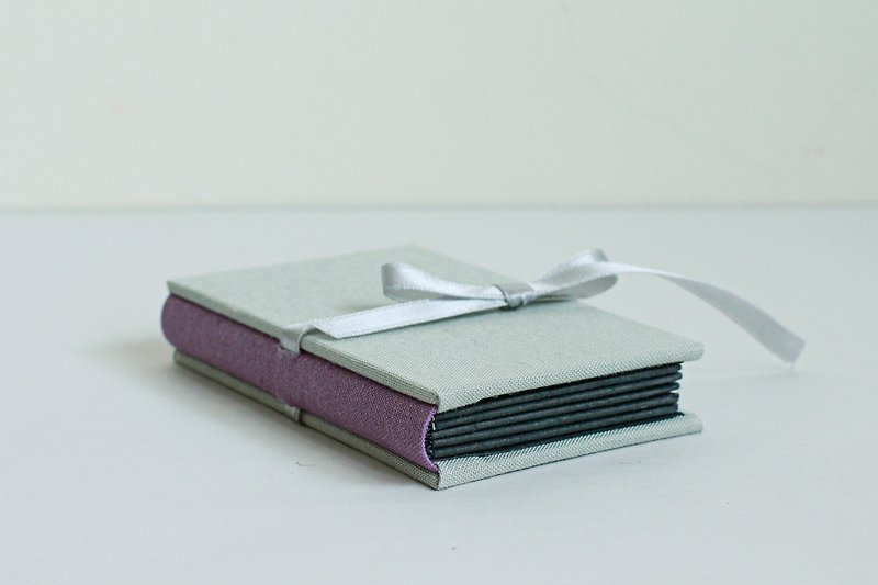 Blizzard Book / Gift Book in Pale Green Cloth with Ribbon - Book Covers - Paper Green