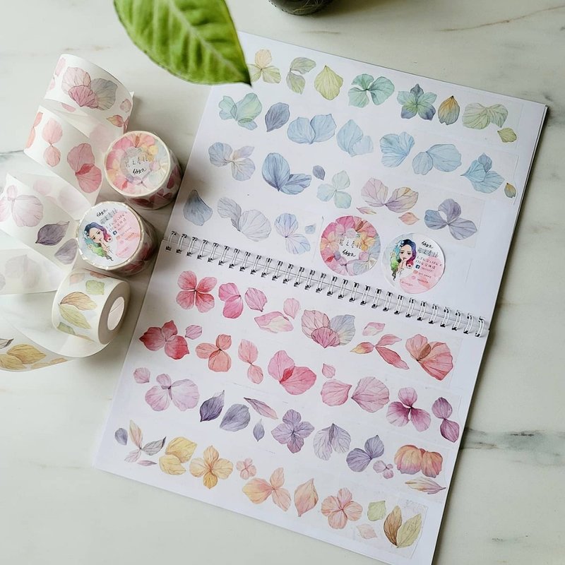 Flower Scroll 12 [Japanese Washi] - มาสกิ้งเทป - กระดาษ 