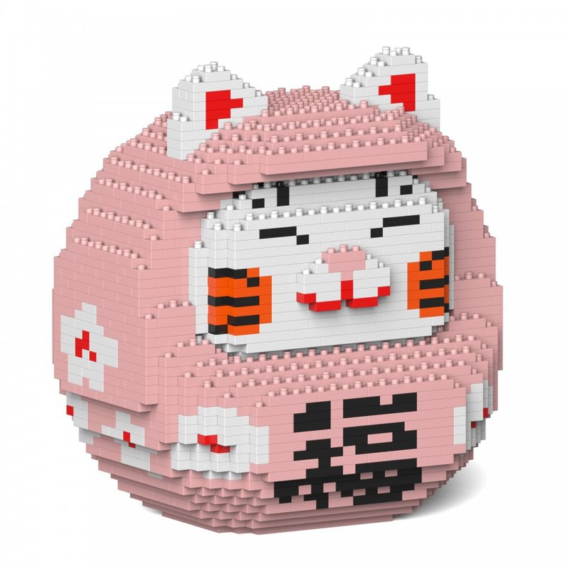 【sell like hot cakes. Ready in stock] Lucky Cat Daruma 01S-M01 hot-selling product patented screw building blocks do not fall apart - Other - Plastic 