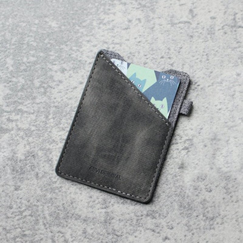 Minix 3.0 Lightweight Anti-theft Card Holder Meteorite Card Holder Leather - ID & Badge Holders - Faux Leather 