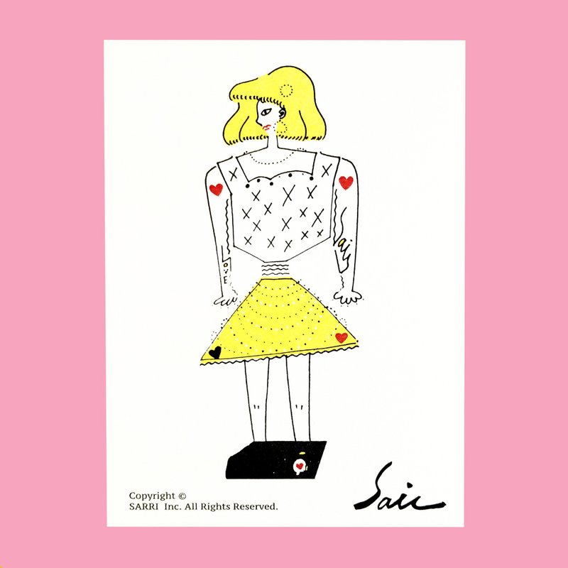 Postcards, Mini Posters, Waterproof Stickers, Motorcycle Decals, Luggage Stickers, Shoe Stickers, Cards, All-Purpose Cards - การ์ด/โปสการ์ด - กระดาษ สึชมพู