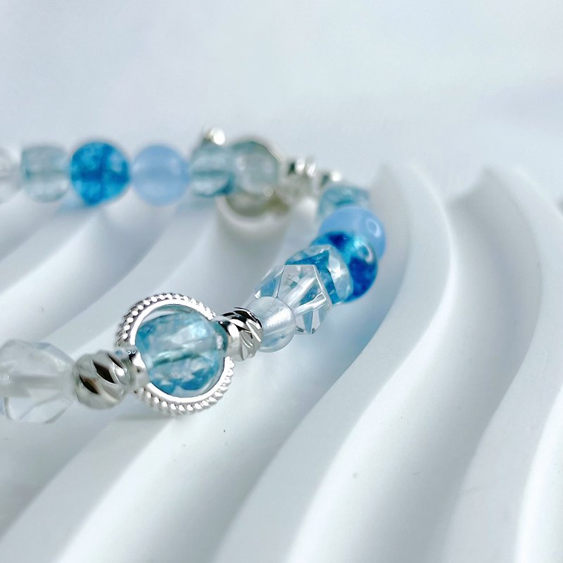 【Customized consultation area】Crystal Gemstone bracelet. Made to order. Customized order - สร้อยข้อมือ - เครื่องเพชรพลอย หลากหลายสี