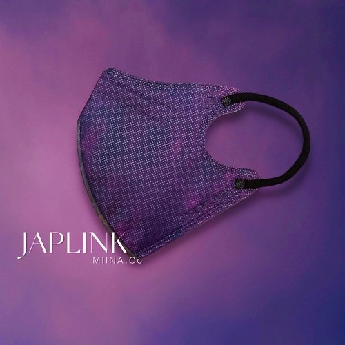 MIINA.Co x JAPLINK 【加大】JAPLINK MASK【D2 / N95】 立體口罩-大惡魔紫