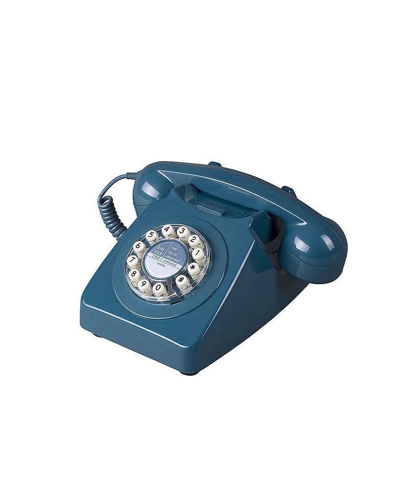 英國Wild & Wolf 1950年代746系列復古經典電話/工業風 (海灣藍) - 其他 - 塑膠 藍色