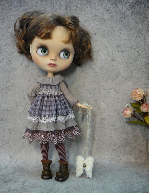 Details about   Gothic dress doll Blythe clothes pullip Outfit momoko azon obitsu neo blythe 