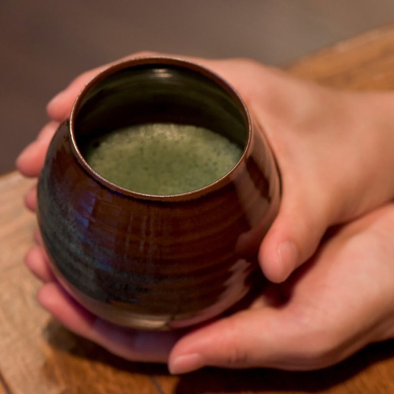 香薰杯中等大小可選5色高森高森免費杯咖啡杯茶杯燕子高森丸山窯 - 茶壺/茶杯/茶具 - 陶 咖啡色