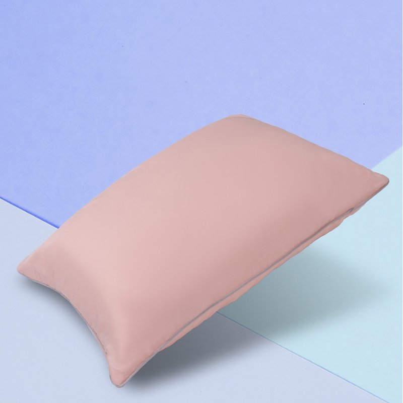 超睏枕/超支撐/超包覆/天絲表布/柔嫩粉/單顆/純粹眠 - 枕頭/抱枕 - 絲．絹 粉紅色