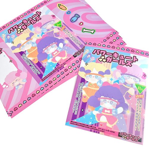 Jejemunbang9 Jejemunbang9 Power cute girls wrapping paper 50sheets