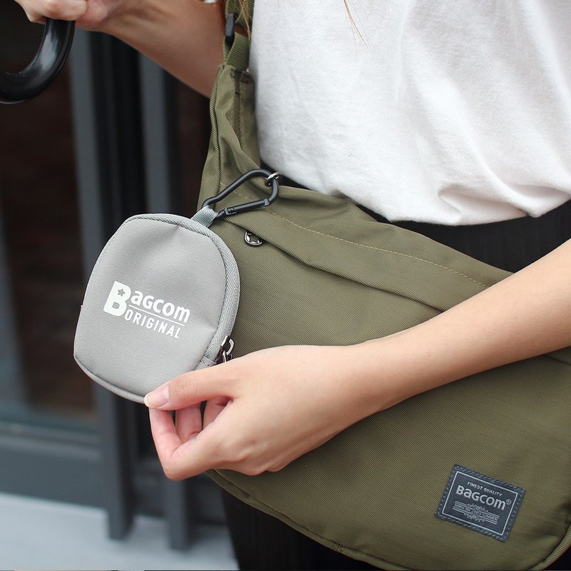 Accompanying multi-purpose small bag - gray 108033 - อื่นๆ - วัสดุอื่นๆ สีเทา