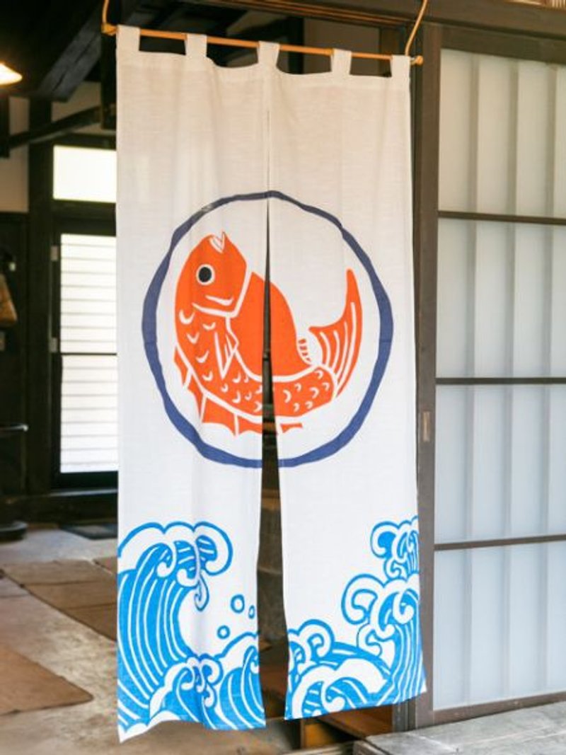Japanese Auspicious Pattern NOREN Curtain - Doorway Curtains & Door Signs - Other Materials 
