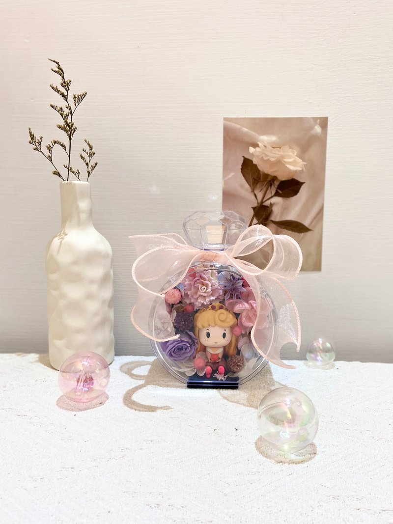 永生花香水花盒.紀念禮物.生日禮物.情人節禮物.母親節禮物 - 乾燥花/永生花 - 植物．花 粉紅色