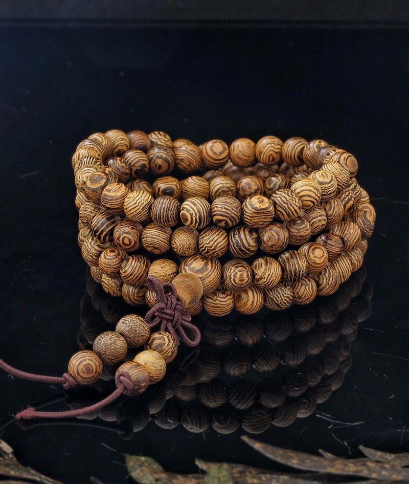 Wood Beads 108pcs 6mm bracelet - สร้อยข้อมือ - ไม้ 