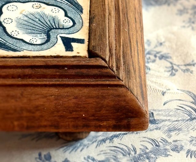 う60】10 フランス アンティーク ルーサイト 鍋敷 アンティーク