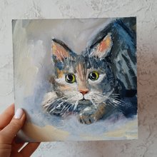 油絵 絵画【マリーゴールドのうさぎ】 油絵 絵画【マリーゴールドのうさぎ】 絵画