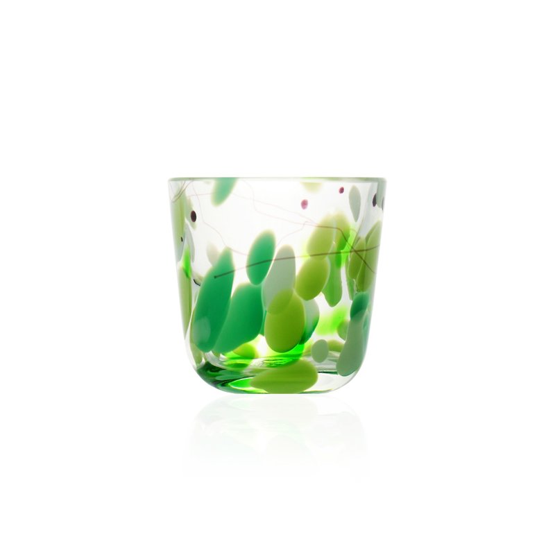 紅琉璃 香氛燭杯-春頌 - 香氛/精油/擴香 - 玻璃 綠色