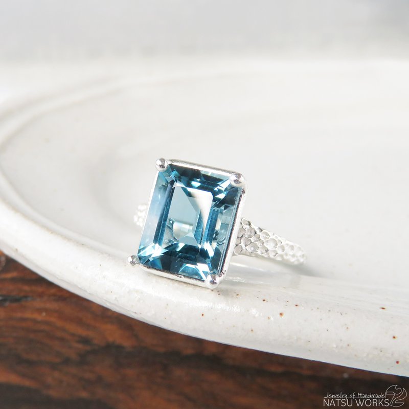 ロンドンブルー トパーズ リング / London Blue Topaz Ring - 戒指 - 寶石 藍色