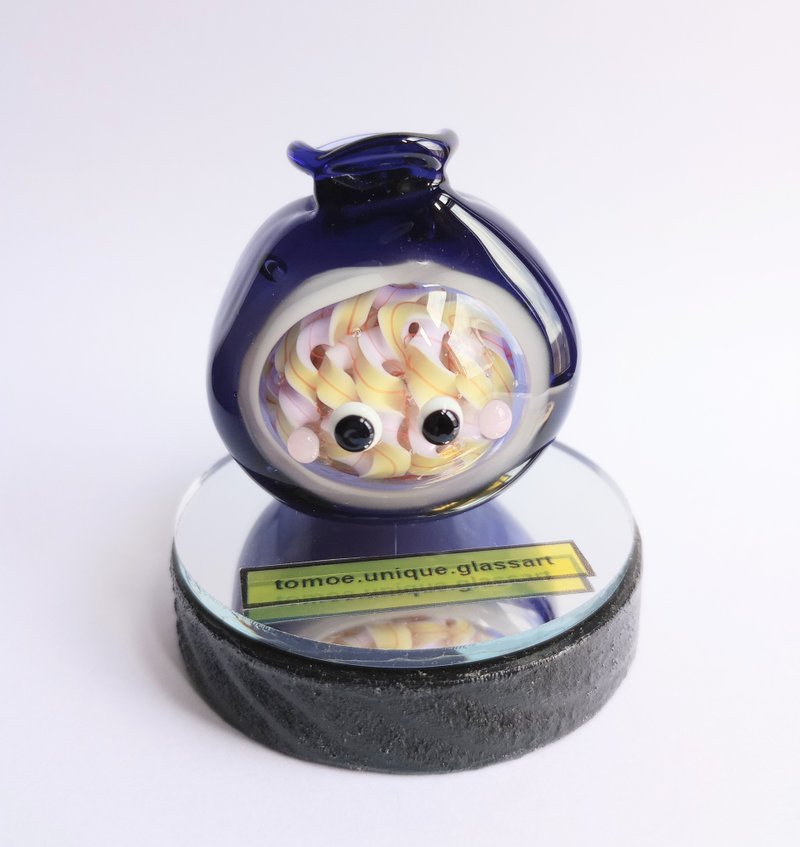 Brain in blueberry - Items for Display - Glass Multicolor