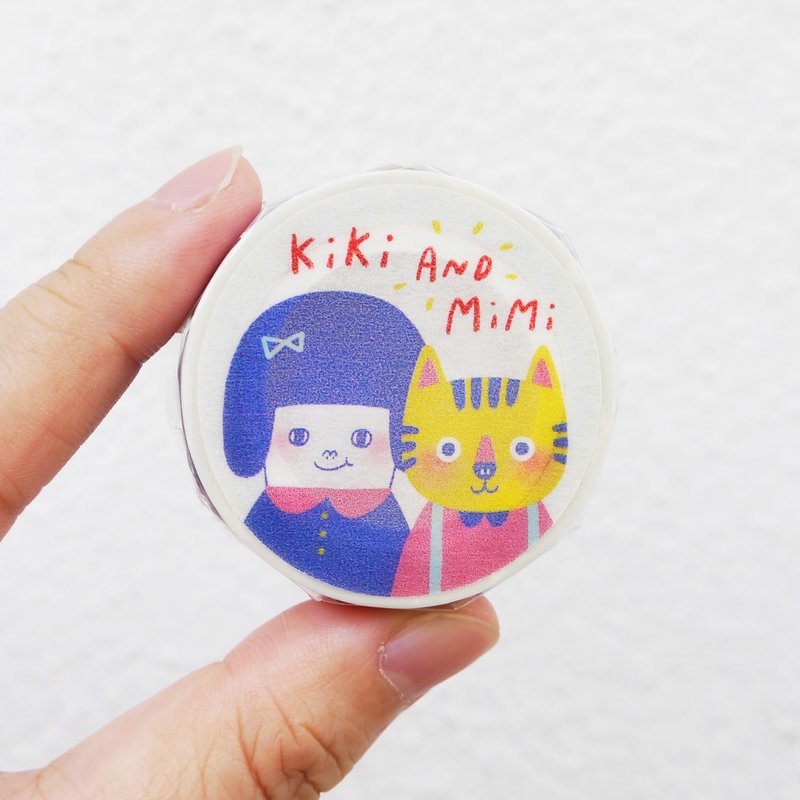 Kiki And Mimi 琪琪和咪咪 紙膠帶 限量100卷 - 紙膠帶/和紙/PET - 紙 多色