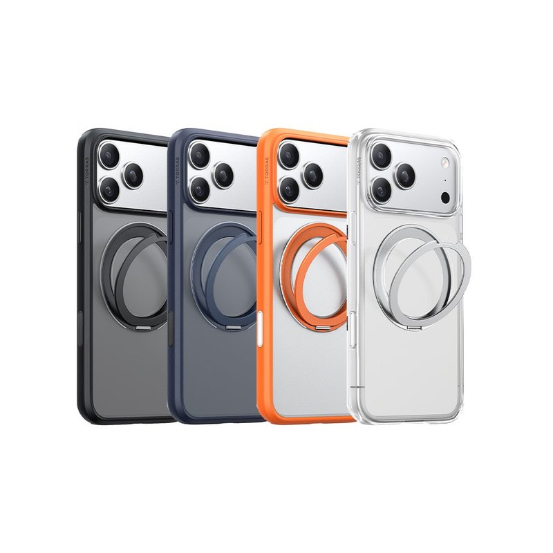 【iPhone 17系列】TORRAS Ostand R(Pro) 相機按鍵支架防摔手機殼 - 手機殼/手機套 - 其他材質 多色