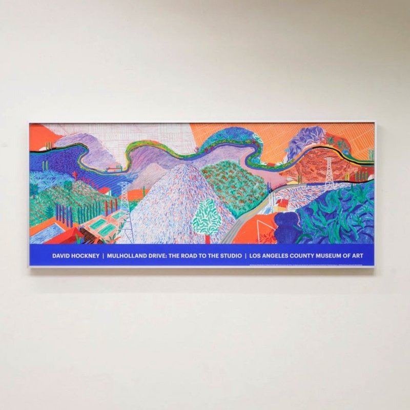 【Original poster】David Hockney: Mulholland Drive - Posters - Paper 