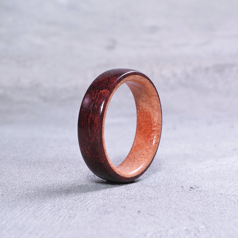 Classic wooden ring Tamarind core x Tembusu - General Rings - Wood 