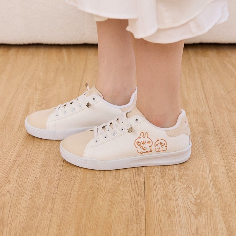 Paidalx卡娜赫拉的小動物漫夜星空休閒鞋不彎腰輕運動鞋-小白鞋 - 女休閒鞋/帆布鞋 - 棉．麻 白色