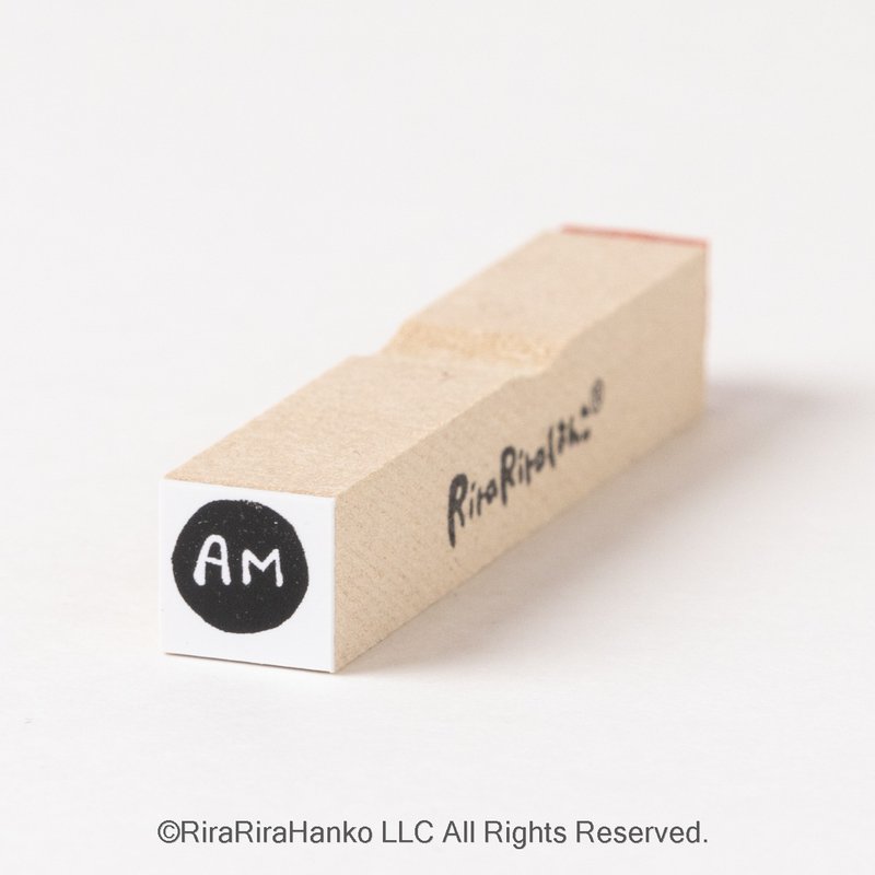 【AM】スケジュールはんこ*10mm角*R288 - 印章/印台 - 木頭 