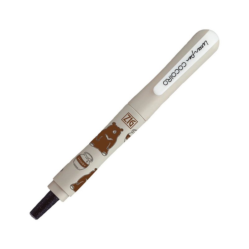 【Kuretake 日本吳竹】ZIG COCOIRO隨變筆 動物限定  尋蜜的棕熊1 - 其他書寫用具 - 塑膠 