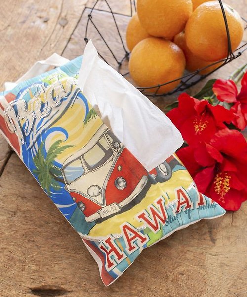 Ametsuchi Hawaiian Fun Day Tissue Paper Holder