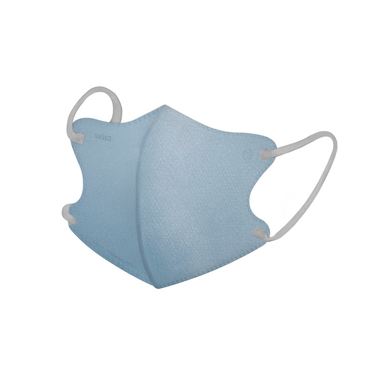 Sofara舒芙氧 成人3D立體醫療口罩-法式藍(20入) - 口罩/口罩收納套 - 其他材質 藍色