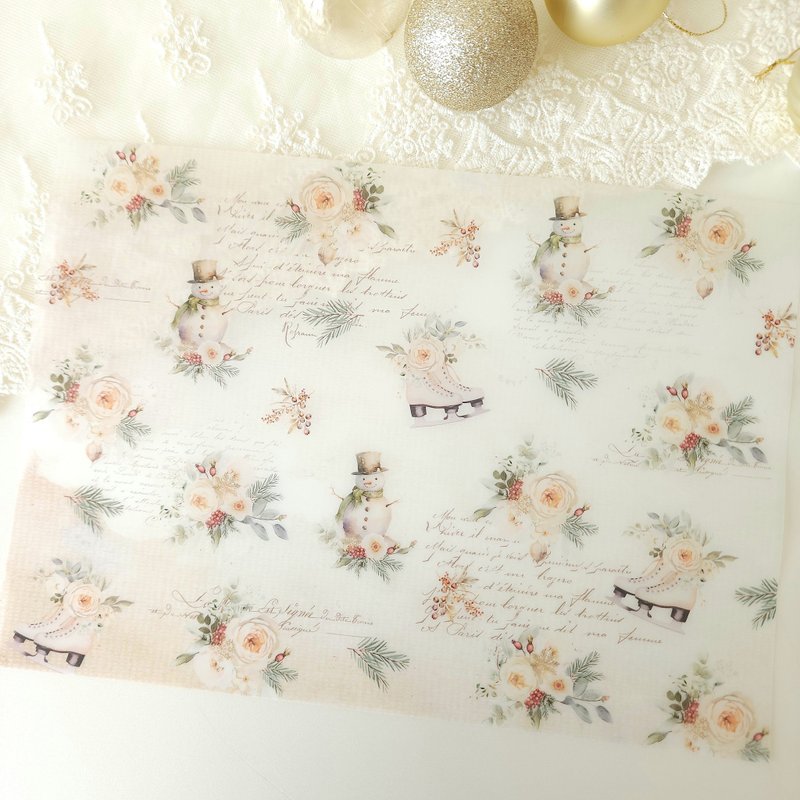 Gold Christmas Tracing Paper - Other - Paper 