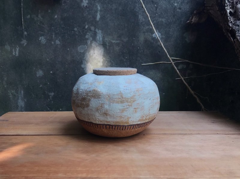 Breathe/ Bamboo Earth Stone Mountain Pet Urn Missing Collection - อื่นๆ - ดินเผา สีกากี