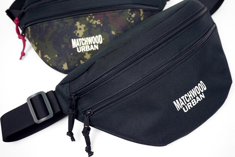 Matchwood Design Matchwood Explorer Pocket Lightweight Black - Messenger Bags & Sling Bags - Polyester 