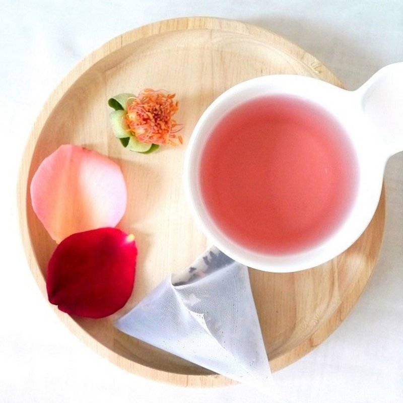 農五味-玫瑰花茶-立體茶包(5包入) - 茶葉/茶包/水果茶 - 植物．花 紅色