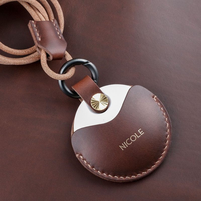 [Yuji] gogoro/gogoro2 key leather case/Horween Chromexcel package - Keychains - Genuine Leather Brown