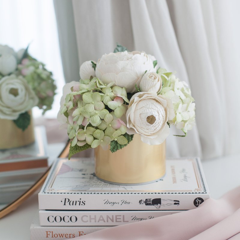 WHITE CREAM - Aromatic Paper Tube Box - 擺飾/家飾品 - 紙 白色