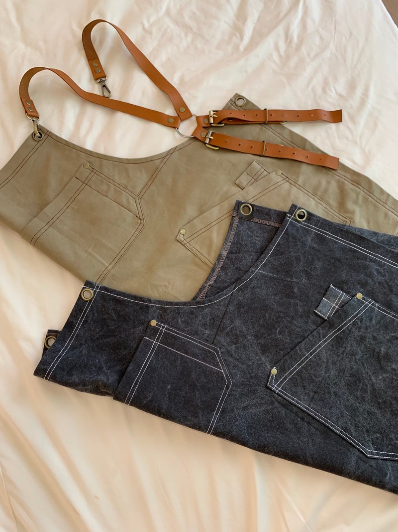 Industrial apron - Aprons - Cotton & Hemp Khaki