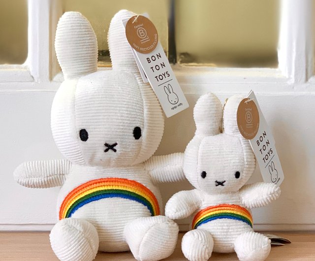 ボントントイズ |ミッフィー うさぎ キーホルダー レインボー