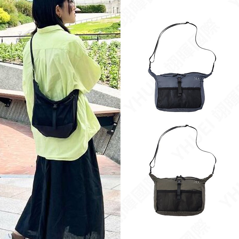 【MILESTO】LITE series ultra-lightweight dual-purpose carry-on bag (side slung back/portable)-three colors available - กระเป๋าแมสเซนเจอร์ - ไนลอน หลากหลายสี