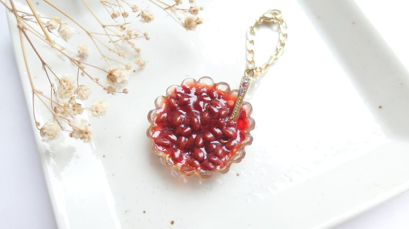 *福利品 / 展示品* 紅豆湯 鑰匙圈 包包掛飾 日本黏土 - 鑰匙圈/鑰匙包 - 黏土 多色