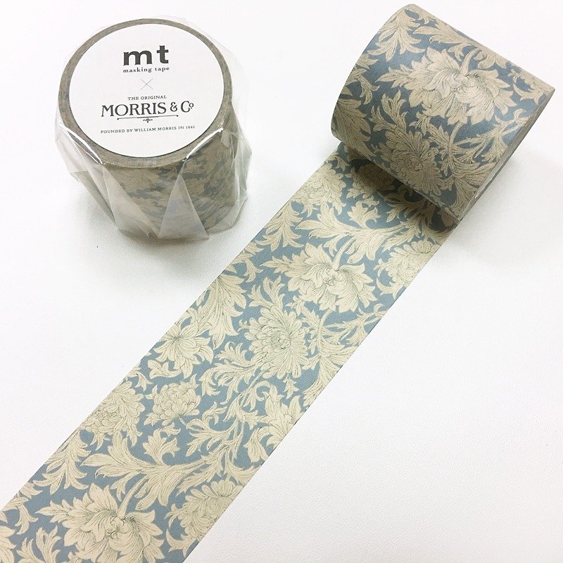 山と紙のテープxウィリアムモリス[Chrysanthemum Toile（MTWILL08） - マスキングテープ - 紙 多色