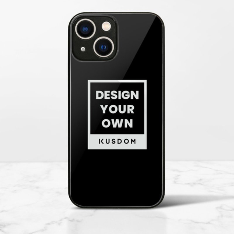 【客製化禮物】iPhone 13 丨mini丨Pro丨Pro Max鋼化玻璃殼 - 手機殼/手機套 - 其他材質 白色