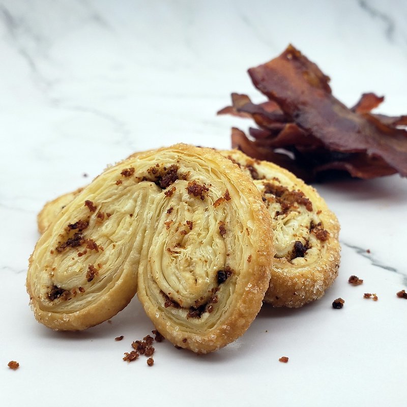 Bacon Palmier (zip pack) - Handmade Cookies - Fresh Ingredients 